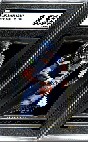 2013 Panini Select Russell Wilson #92 SGC 8.5