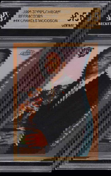 1998 Topps Chrome Refractors #44 Charles Woodson RC BGS 9.5 (10,9.5,9.5,9) 10 Centering!