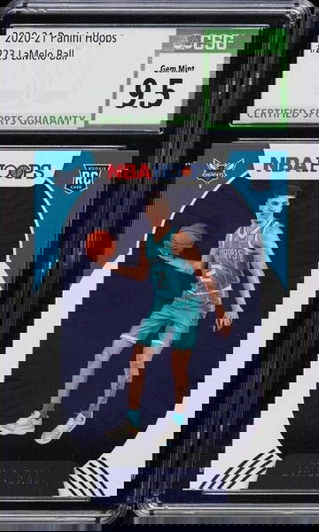 2020-21 Panini NBA Hoops LaMelo Ball RC Rookie #223 Graded - CSG 9.5 Gem Mint