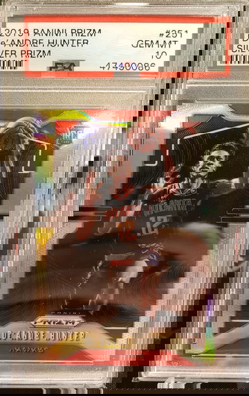 Deandre Hunter prizm silver psa 10 2019