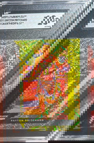 2020 Panini Flux Payton Pritchard Gold Laser Rookie Prizm /10 SGC 10