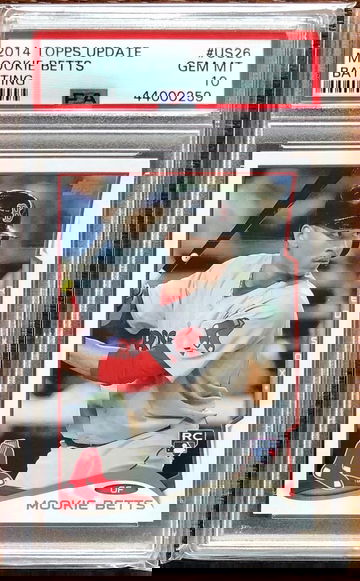 2014 Topps Update Mookie Betts Rookie RC PSA 10