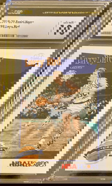 2019-20 Panini Hoops White Tribute Basketball Larry Bird #289 CSG 10 GM Gem Mint *New Label