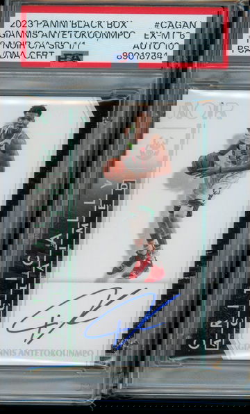 2023 Giannis Antetokounmpo PSA 6/10 Auto 1/1