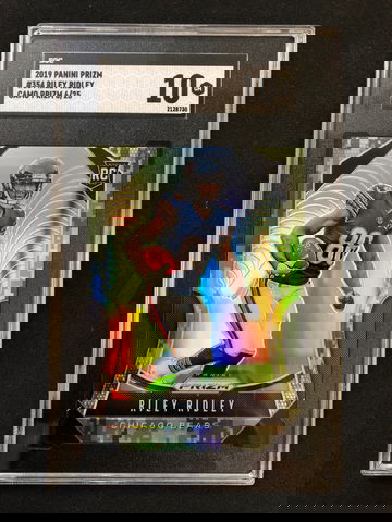 2019 Panini Prizm - Riley Ridley - Rookie Camo Prizm SSP /25 SGC 10 Gem Mint