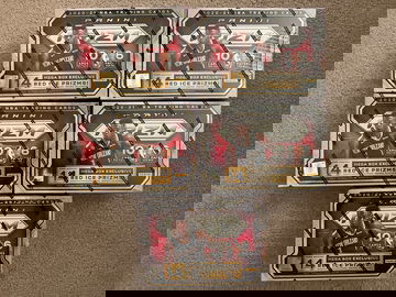 (5) 2020-21 NBA Prizm Mega Box (Target)