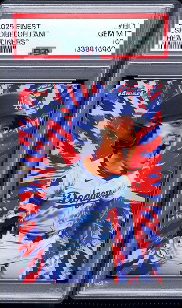 2025 Topps Finest Shohei Ohtani Headliners PSA 10 Dodgers #HL1