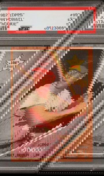 1962 Topps John Powell Star Rookie #99 PSA 5 [BL-2C.7]