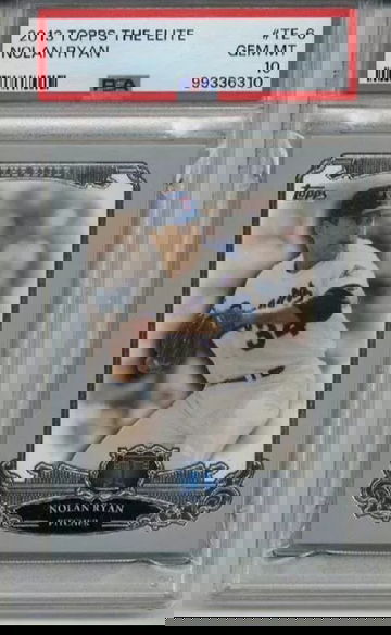 2013 TOPPS THE ELITE #TE-6 NOLAN RYAN CARD TEXAS RANGERS PSA 10 LOW POP 4 RARE