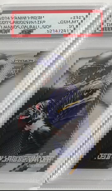 2014 PANINI PRIZM TEDDY BRIDGEWATER PSA 10 GEM MINT #242