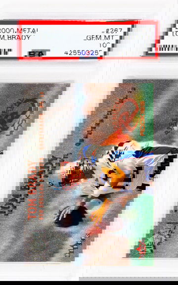 2000 Metal Tom Brady #267 PSA 10