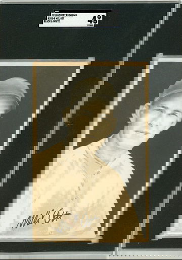 1939 Goudey Premiums Mel Ott #R303-B Black & White SGC 4 P1371