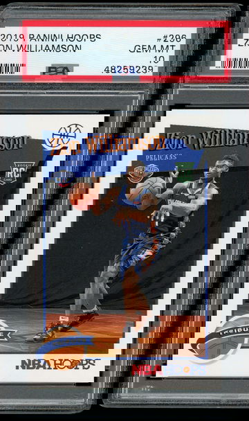 2019 Hoops #296 Zion Williamson PSA 10