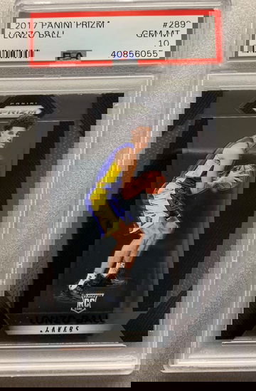 LONZO BALL 2017 PANINI PRIZM ROOKIE PSA 10 GEM MINT