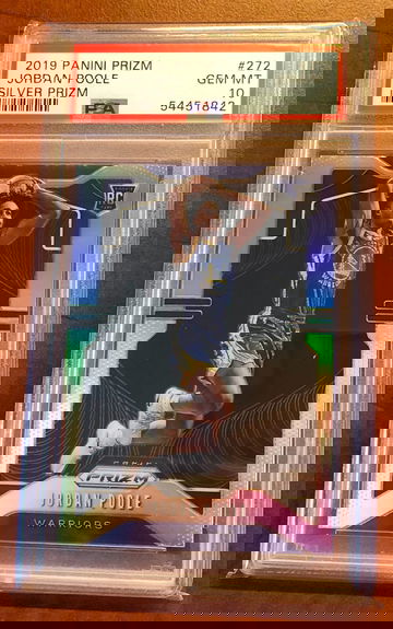 2019 Prizm Silver Jordan Poole PSA 10