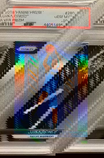 LUKA DONCIC SILVER PRIZM PSA 10 GEM MINT