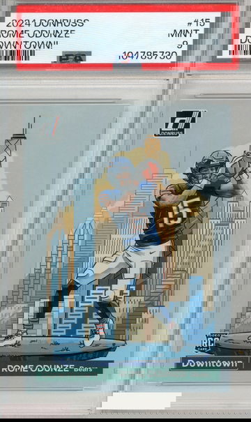 2024 PANINI DONRUSS DOWNTOWN! ROME ODUNZE #15 PSA 9 MINT  ROOKIE RC