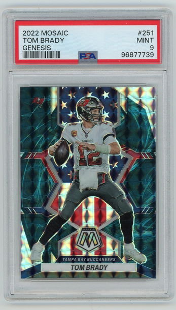 Tom Brady Genesis Case Hit PSA 9