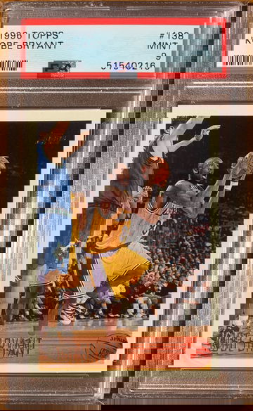 1996 Topps Kobe Bryant Rookie PSA 9