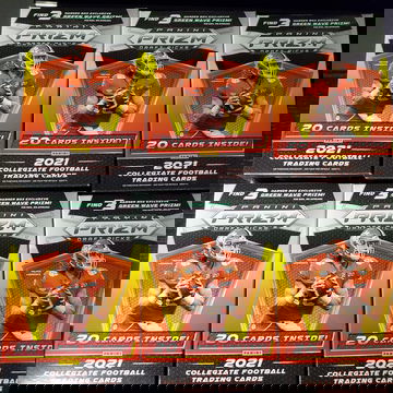 (6) 2021 Panini Prizm Draft Picks Football hanger box