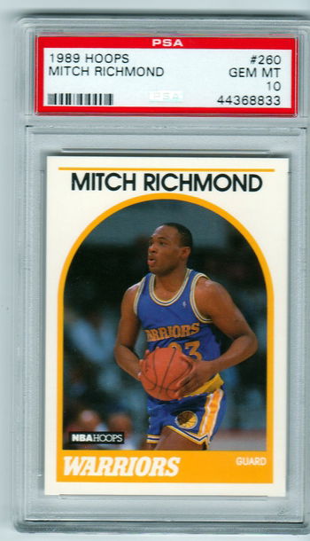 1989 Hoops Mitch Richmond PSA 10 Gem Mint