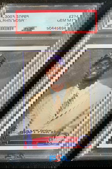 2003 Topps Chris Bosh #224 PSA 10