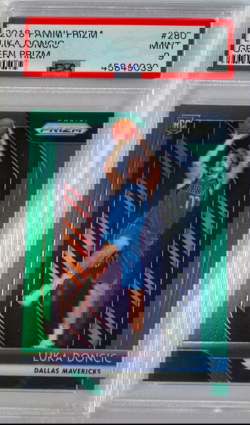 Luka Doncic RC 2018 Green Prizm PSA 9 Rookie