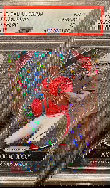 2019 Prizm Kyler Murray Disco Prizm #301 PSA 10