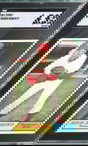 1961 Topps 20 Robin Roberts SGC 6.5