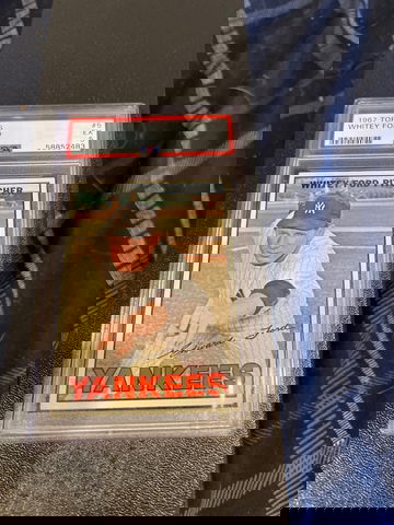 1967 whitey Ford psa 5