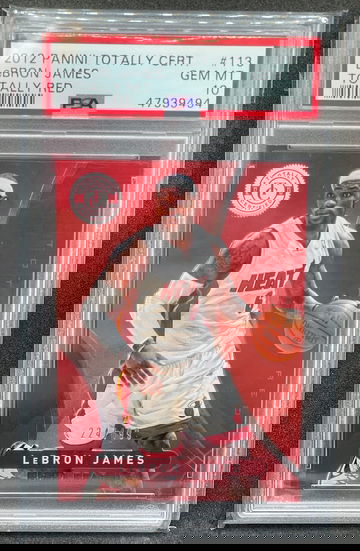 2012 Lebron James Certified Red /499 PSA 10