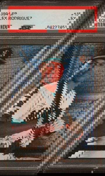 1994 Upper Deck SP Premier Prospects Foil Alex Rodriguez #15 RC PSA 5