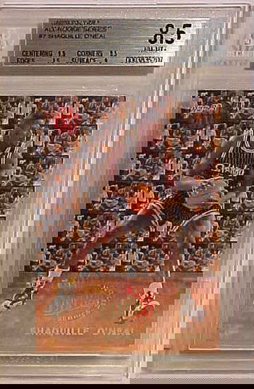 1992-93 ULTRA ALL ROOKIE SERIES #7 SHAQUILLE O'NEAL ROOKIE BGS 8.5 NM-MT+