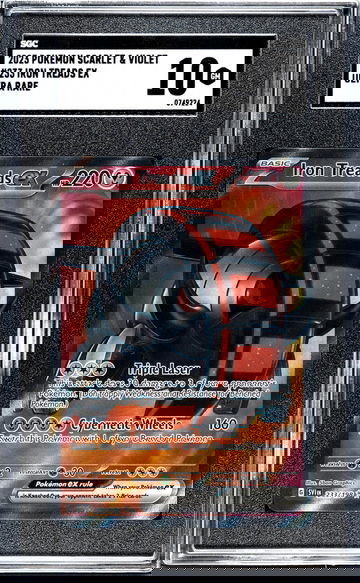 2023 Pokemon Scarlet & Violet Ultra Rare Iron Treads ex #233 SGC 10