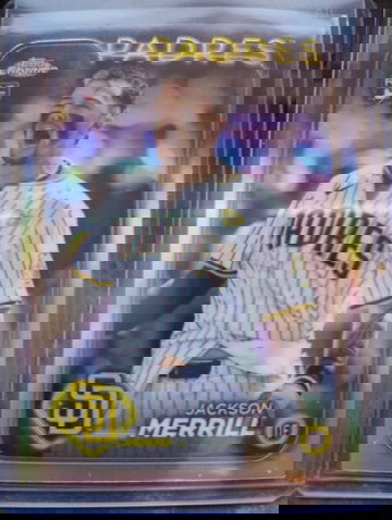 2024 Topps Chrome Update Jackson Merrill Variation SSP REFRACTOR