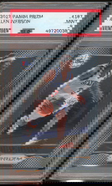 2012 Panini Prizm Allen Iverson PSA 9