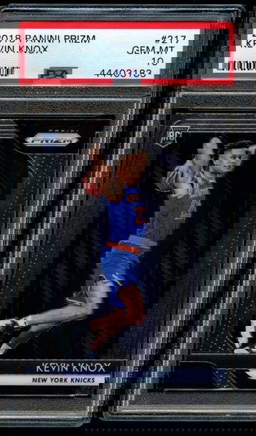 Kevin Knox 2018 Panini Prizm #217 PSA 10 Gem Mint