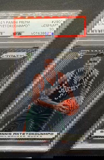 2013 Panini Prizm Giannis Antetokounmpo #290 PSA 10 GEM MT