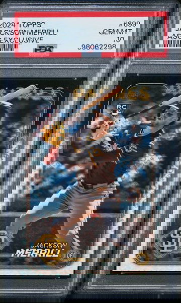 2024 Topps Jackson Merrill All Star Game Foil PSA 10