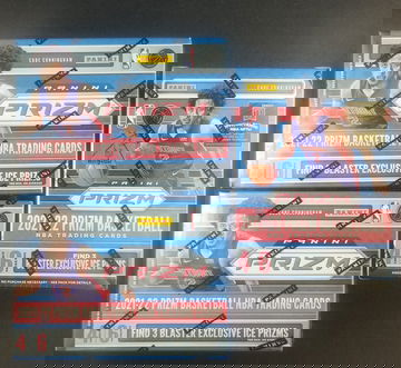 2021-22 Prizm Basketball (3) Blaster Box Lot