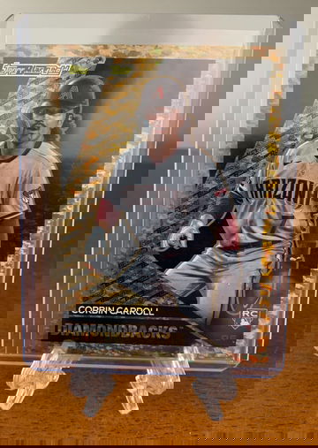 2023 Topps Update Corbin Carroll Black Gold Gold Foil Parallel RC /75