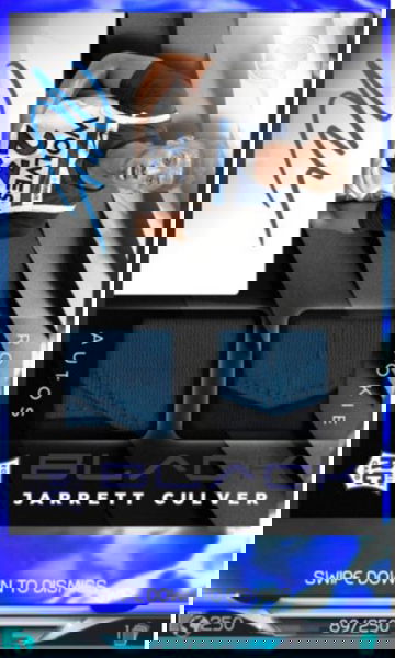 Panini Dunk Black Jarrett Culver /250 RPA