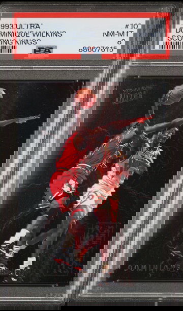 1993 Fleer Ultra Dominique Wilkins #10 scoring kings PSA 8 NM-MT