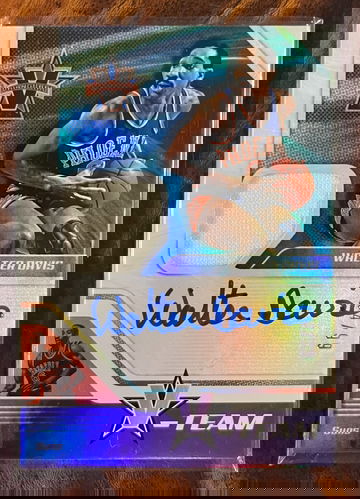 2018-19 Panini Chronicles V-Team Walter Davis Patch On Card Auto /99 HOF