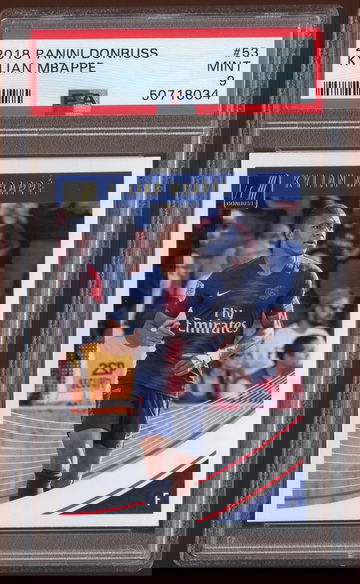 2018 Donruss #53 Kylian Mbappe PSA 9