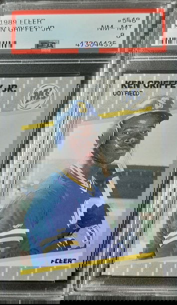 Fleer #548 Ken Griffey Jr Rookie BGS 9 Mint 