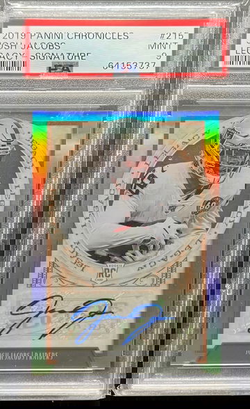 2019 Josh Jacobs Legacy Auto PSA 9