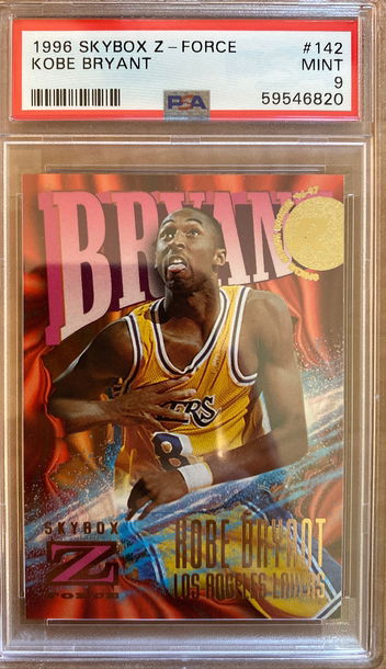 1996 Skybox Z-Force Kobe Bryant Rookie #142 PSA 9