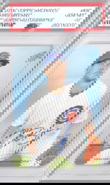 Kris Bryant 69' Super Autograph /75