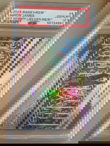 2018 Lebron James Get Hyped Silver Prizm